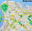 Belgrade Stari Grad Tourist Map (Old Town) - Ontheworldmap.com