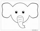 Elephant head coloring page | Elephant coloring page, Animal coloring ...