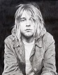 "Kurt Cobain pencil sketch" by Nathan Howell | Redbubble