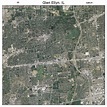 Aerial Photography Map of Glen Ellyn, IL Illinois