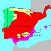 The Iberian Peninsula in the year 560 AD - Full size