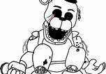 Golden Freddy Coloring Page - Coloring Home