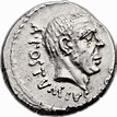 Denarius (Junia: Decimus Junius Brutus Albinus; A•POSTVMIVS•COS ...