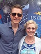 Matt Czuchry and his mom at US Open.