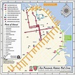 San Francisco cable car route map - Cable car route map (California - USA)