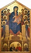 » Cimabue, Virgin and Child Enthroned, and Prophets (Santa Trinità Maestà)