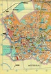 Karte Ost Berlin und Berliner Mauer 1984