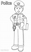 Printable Community Helper Coloring Pages For Kids