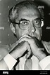 Italian journalist and politician Adolfo Battaglia, 1980s Stock Photo ...