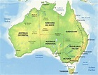 Australia: relieve | La guía de Geografía