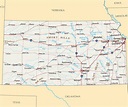 State Map Of Kansas And Oklahoma - Map