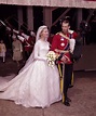 Prince Edward, Duke of Kent and his new bride, Katharine (nee Worsley ...