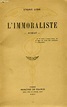 L'IMMORALISTE by GIDE André: bon Couverture souple (1947) | Le-Livre