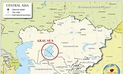 Aral Sea World Map – Map Vector