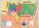 Mapa del Departamento de Tarija - Tamaño completo | Gifex
