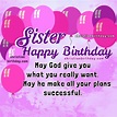 Birthday Wishes for my Dear Sister. Christian quotes and Bible Verse ...