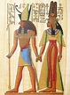 God Horus Holding Hand of Queen Nefertiti - Poster 7.5 x 10 inches ...