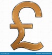 Symbol of British Pound Sterling, Isolated on White Background, Stock ...