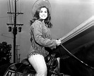 Florida Memory • Miss USA 1965, Sue Downey, on a horse