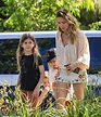 Elsa Pataky picks up an afternoon snack with her three children in ...