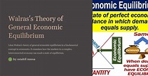 Walras's Theory of General Economic Equilibrium