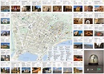 Large detailed tourist map of Tarragona