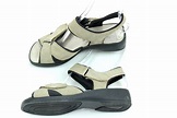 RHEINGOLD Sandalen Outdoor Damen Wildleder beige 38 wolkengang.de