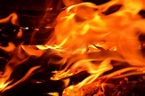 Bright Graphic Resource Consists of a Flame in the Wind. Stock Photo ...