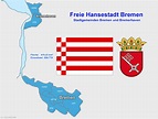 Bundesland Bremen (HB) - Bundesländer Deutschland