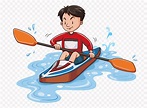 Descarga gratis | Rafting, Kayak, Kayak, Dibujos animados, Canoa ...