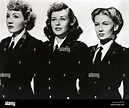 SO PROUDLY WE HAIL 1943 Paramount film with from left Claudette Colbert ...