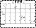 Lindos y creativos diseños de los calendarios del mes de abril ...