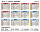 School Calendars 2022/2023 - Free Printable Word templates