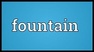 Fountain Meaning - YouTube