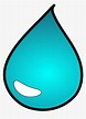 Water Drop - Dibujo De Una Gota De Agua, HD Png Download - kindpng