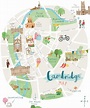 The Cambridge Art Book | Illustrated map, City maps illustration ...