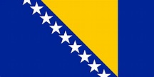 Bosnien und Herzegowina Flagge Abbildung und Bedeutung Flagge von ...