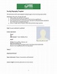 Faculty biography template in Word and Pdf formats