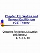 PPT - Chapter 11: Walras and General Equilibrium (GE) Theory PowerPoint ...
