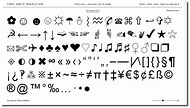 Free Copy Paste Font Symbols Free Download | Typography Art Ideas