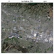 Aerial Photography Map of La Habra, CA California