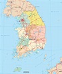 mapa da coréia do sul - Escola Educação
