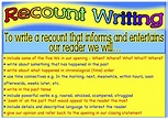 Classroom Treasures: Recount Writing