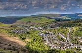 Tylorstown from the air | South wales, Natural landmarks, Wales