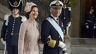 Los reyes de Suecia, Carlos XVI Gustavo de Suecia y su esposa Silvia de ...
