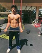 Alexis_Superfan's Shirtless Male Celebs: Max Ehrich shirtless IG pic