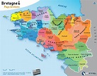 Bretaña Francesa Mapa | Mapa