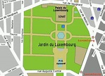 Les plans du jardin du Luxembourg - Paris 6e