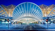 The Gare do Oriente in Lisbon, Portugal, is one of the main Portuguese ...