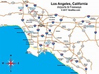 Map of Los Angeles airport: airport terminals and airport gates of Los ...